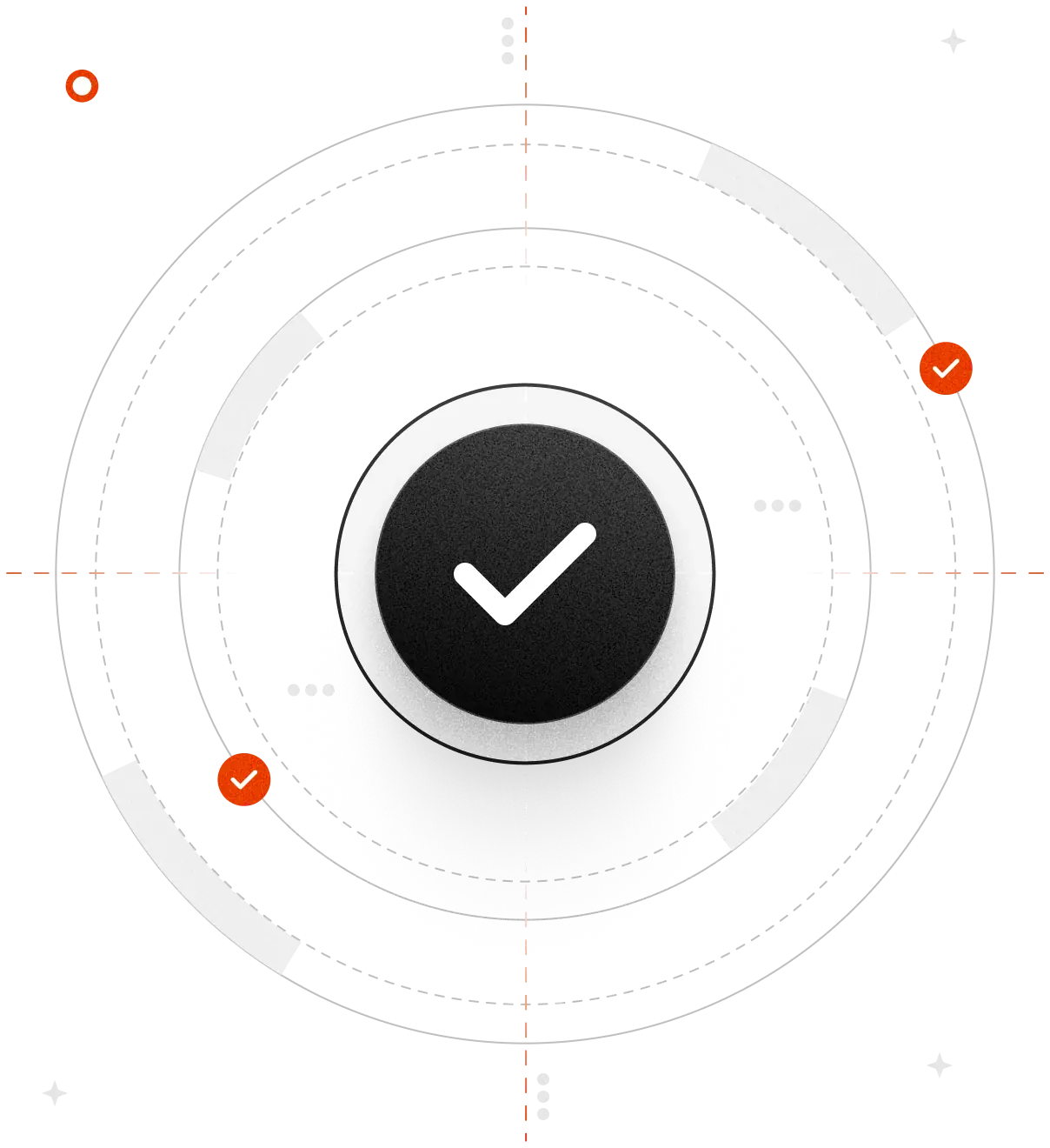 Checkmark icon representing security validation